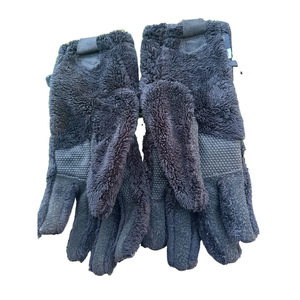 The North Face PowerFleece Gloves Black Fleece Winter Cold Weather Adult Unisex
